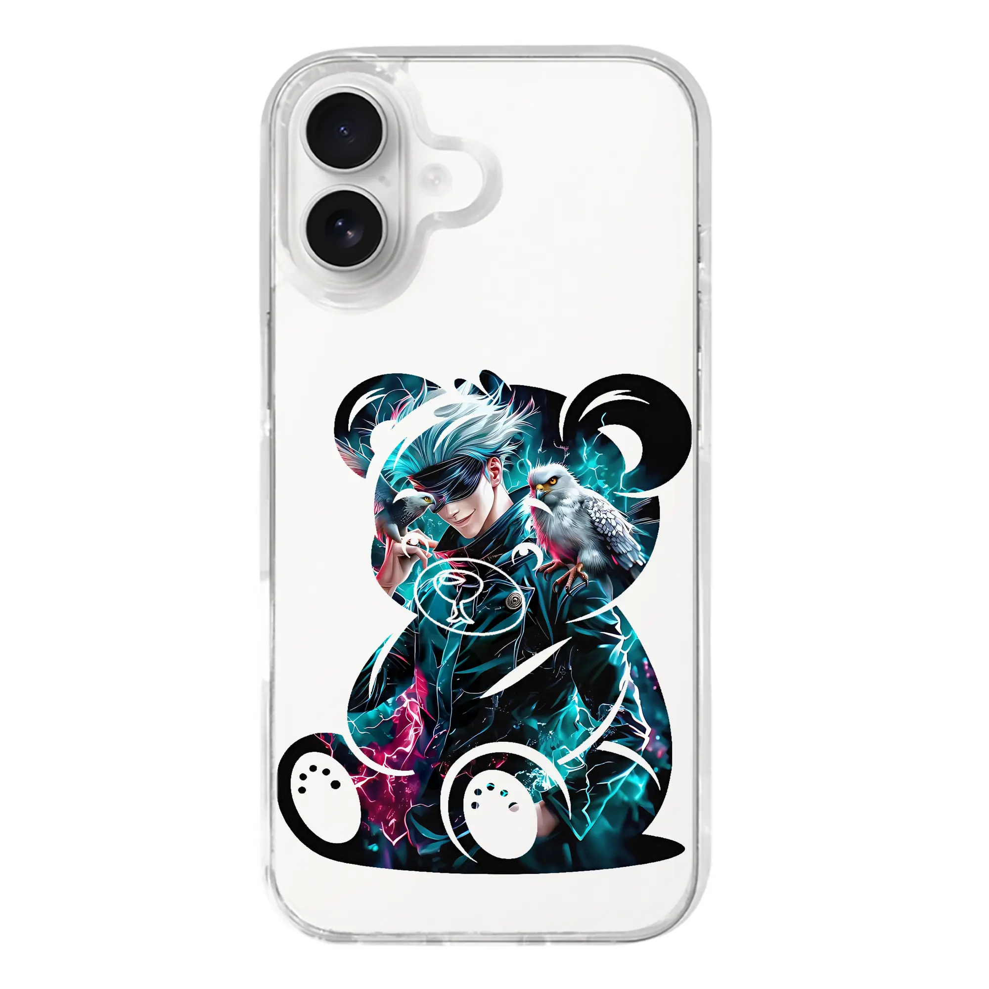 呪術廻戦 グッズ,五条 悟 - iPhone 17シリーズ 透明スマホケース – 薄型・耐衝撃・精密フィット保護カバー